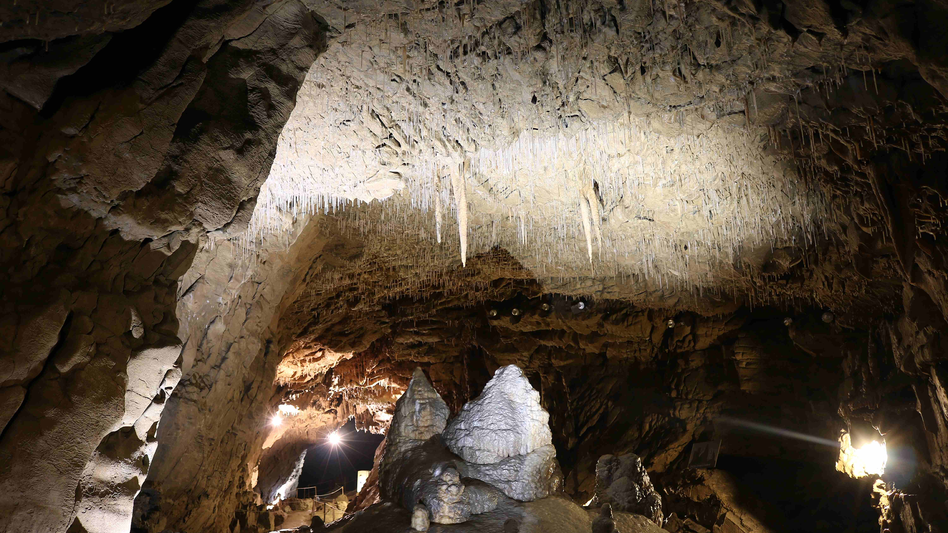 Drei Zinnen in der Grotte | © Lurgrotte Peggau