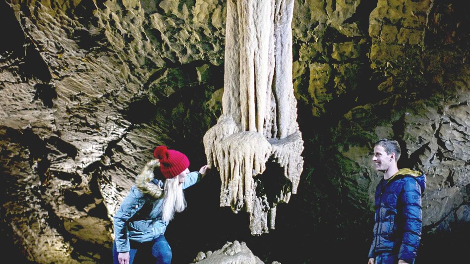 Beim Entdecken der Grotte | © Tom Lamm