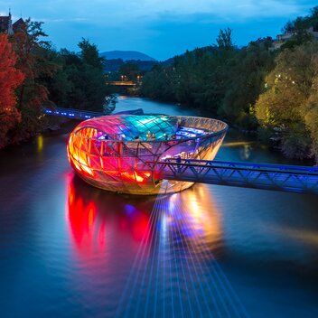 Graz Murinsel | Harry Schiffer | © Graz Tourismus
