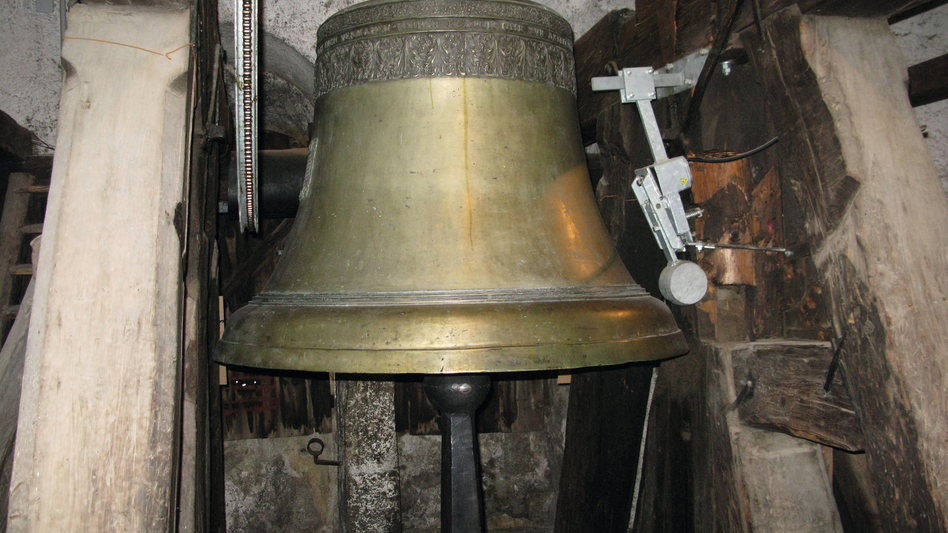 Schichtturmglocke im Glockenturm | © Hermann Buder