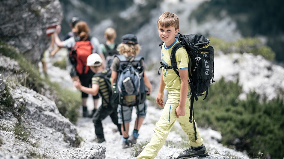 Kinder wandern im Nationalpark Gesäuse | © Nationalpark Gesäuse