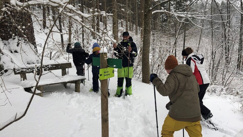Kinder im Schnee am Appelhof