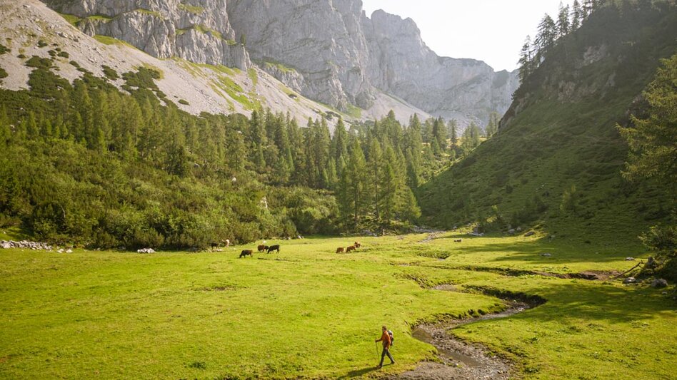Long-Distance Hiking Trail Hofpürglhütte - Südwandhütte | Dachstein Circular Hiking Trail: Stage 02 - Touren-Impression #2.1 | © Erlebnisregion Schladming-Dachstein