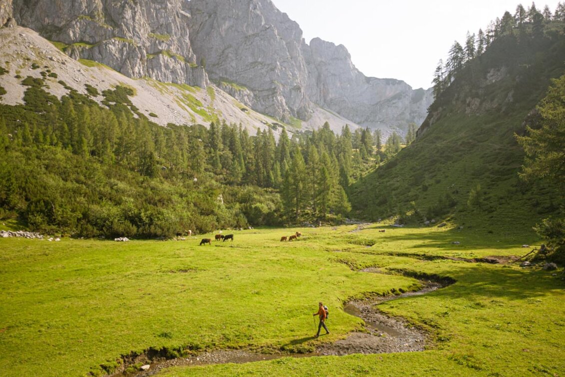 Long-Distance Hiking Trail Hofpürglhütte - Südwandhütte | Dachstein Circular Hiking Trail: Stage 02 - Touren-Impression #1 | © Erlebnisregion Schladming-Dachstein