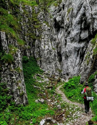 Hiking trail in the Notgasse | Manfred Polansky | © (c) Steiermark Tourismus/Manfred Polansky