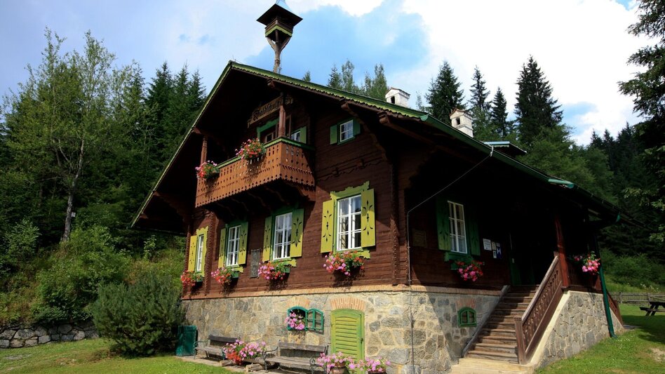 Wanderung Etappe 22 Vom Gletscher zum Wein Nordroute Pretul Rosegger Schutzhaus (2026 wegen Renovierung geschlossen) - Fischbach - Touren-Impression #2.3 | © Steiermark Tourismus/Harry Schiffer