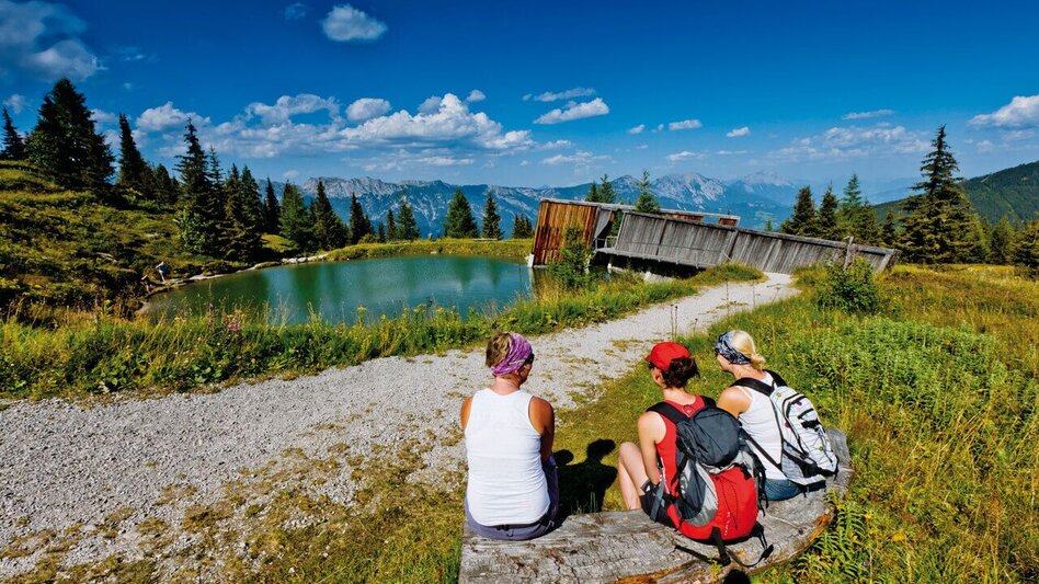 Mountain Hike 2-days-hike: Planai High Trail with overnight at Preintalerhütte chalet - Touren-Impression #2.1 | © Ikarus.cc