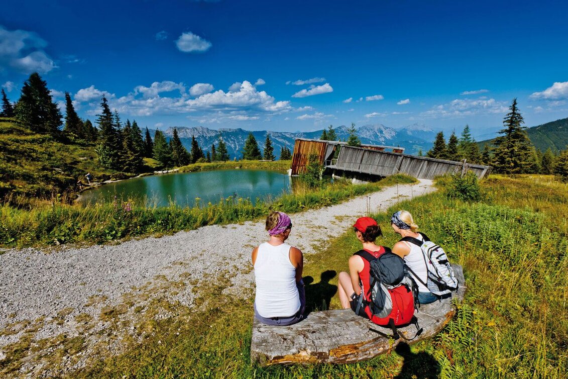 Mountain Hike 2-days-hike: Planai High Trail with overnight at Preintalerhütte chalet - Touren-Impression #1 | © Ikarus.cc