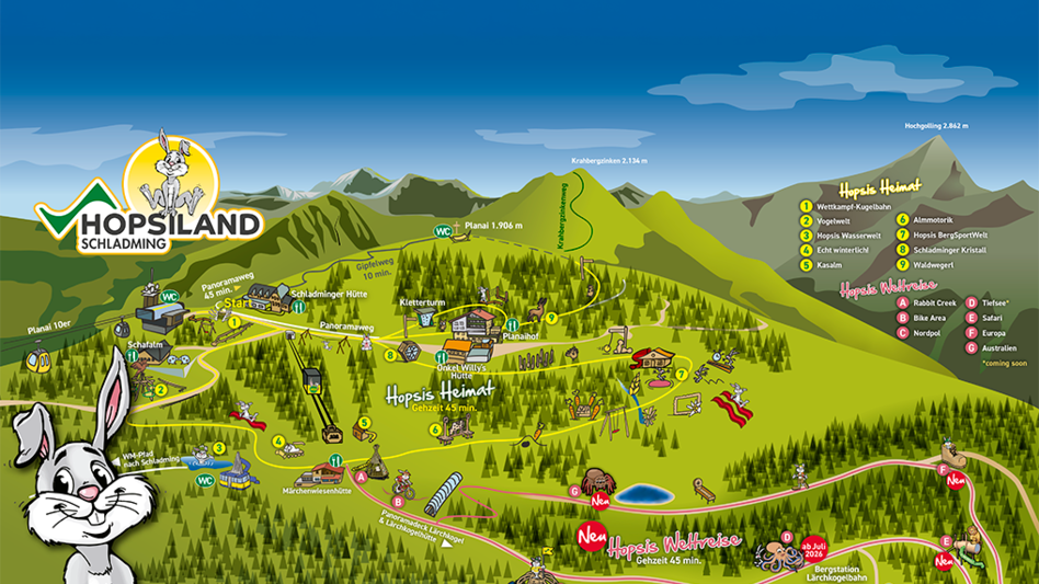 Promenade Route Hopsiland Planai - Touren-Impression #2.2 | © Planai-Hochwurzen-Bahnen - Michael Gletthofer