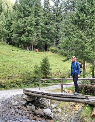 Die Brücke führt über den Bach | Weges OG | © Weges OG