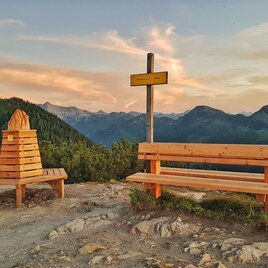 Summit bench on the Kleine Hochwurzen | © Gerhard Pilz