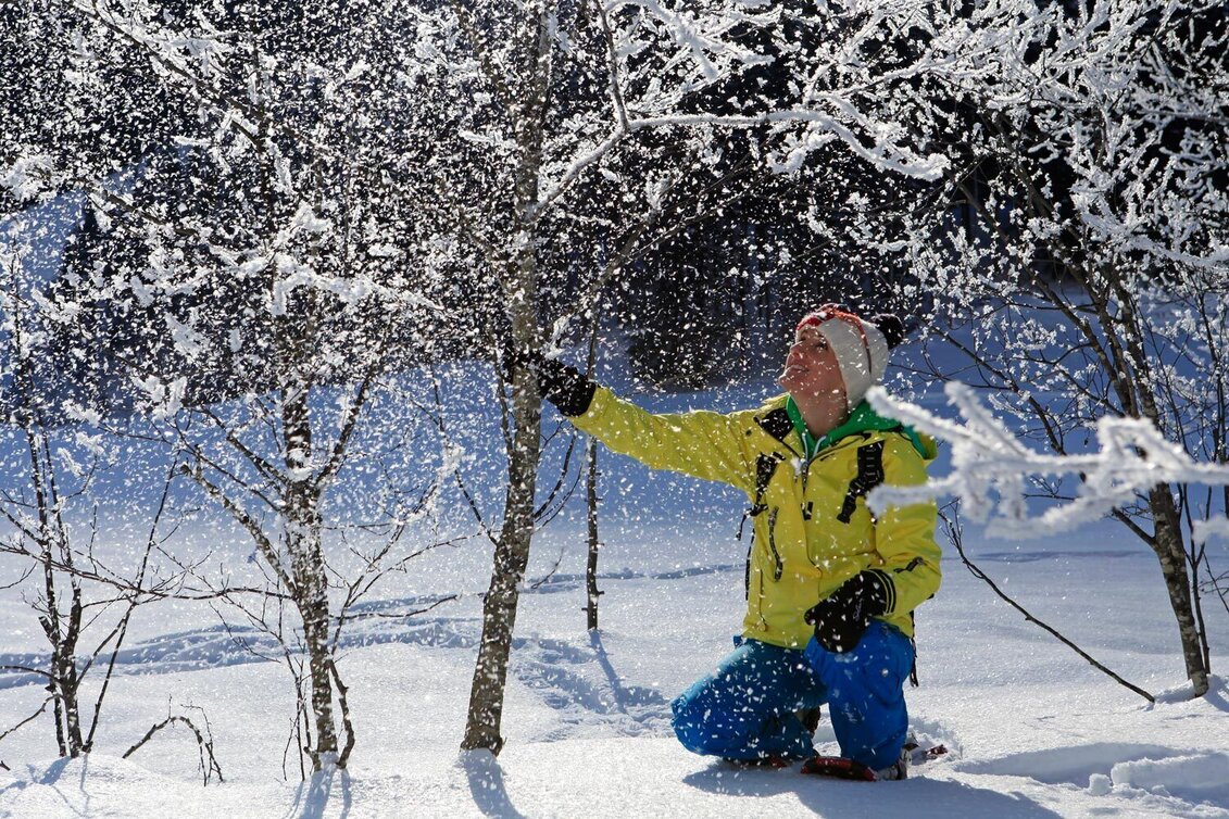 Snowshoe Walking Snow Shoeing at Vorberg - Touren-Impression #1 | © Herbert Raffalt