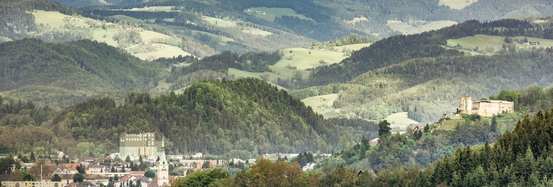 Panoramablick auf Voitsberg | © Region Graz