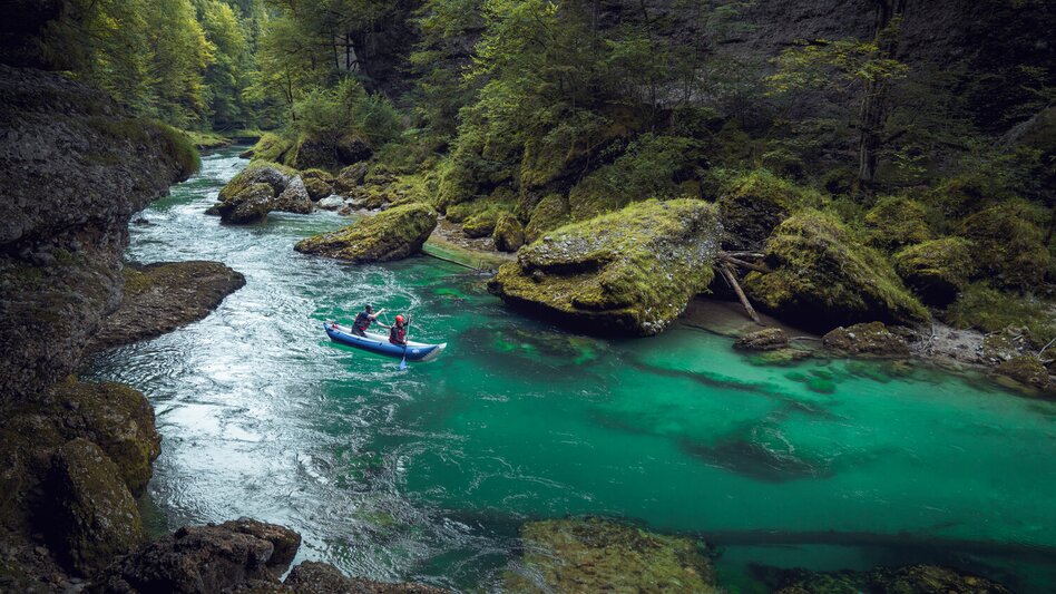 Kanu Die Steirische Salza - Zwischen Gusswerk (Wildalpen) und Großreifling - der Paddler- & Raftingtreff  für alle Wildwassersport-Begeisterte - Touren-Impression #2.1 | © TV Gesäuse
