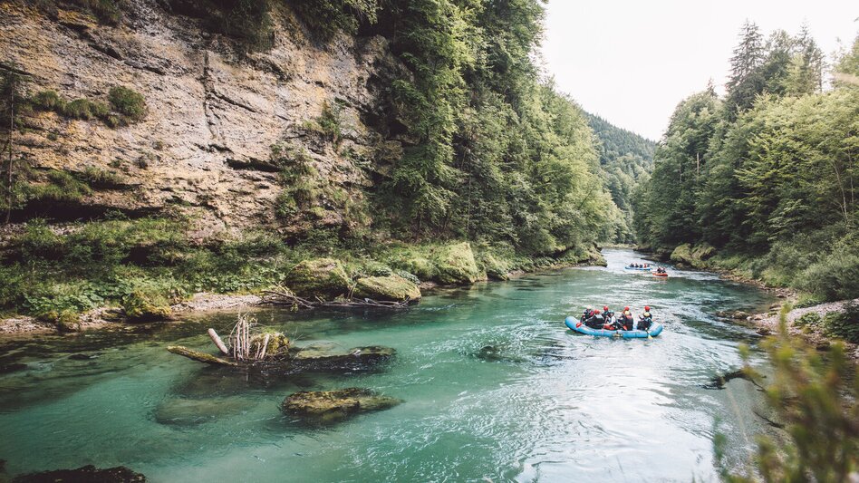 Kanu Die Steirische Salza - Zwischen Gusswerk (Wildalpen) und Großreifling - der Paddler- & Raftingtreff  für alle Wildwassersport-Begeisterte - Touren-Impression #2.8 | © TV Gesäuse