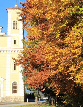 Breiteggerkirche im Herbst (c) Steininger | Steininger | © Oststeiermark Tourismus