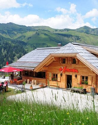 Oxenalm in mountain landscape | Oxenalm | © Erlebnisregion Schladming-Dachstein
