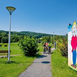 Schlaumeier-Weg Fragetafel | © Thermen- & Vulkanland