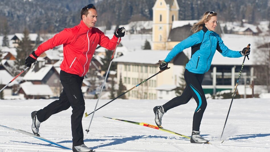 Langlauf Skating Kunstschnee Loipe (M4) – Langlaufen im Ausseerland bei wenig Schnee - Touren-Impression #2.1 | © Tourismusverband Ausseerland Salzkammergut