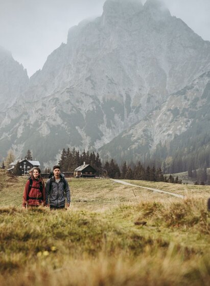 Mödlingerhütte und Reichenstein | © ARGE Luchs Trail | Max Mauthner | © ARGE Luchs Trail