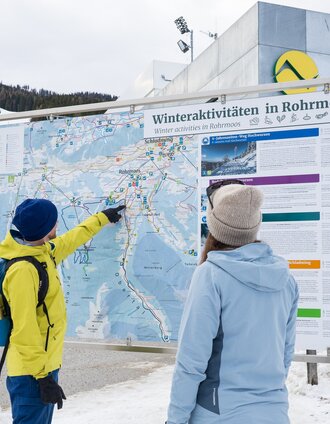 Information board for winter activities | Martin Huber | © Photo Austria - Martin Huber