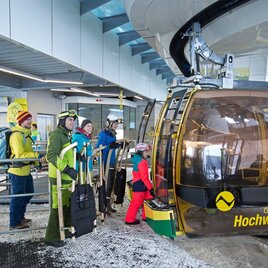 7 km Rodelbahn Hochwurzen - hinauf mit der Gipfelbahn Hochwurzen | © Herbert Raffalt