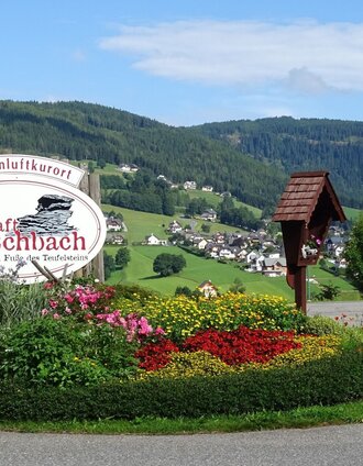 Ortseinfahrt Fischbach_Fischbach_Oststeiermark | Marianne Dornhofer | © Ortsentwicklungsverein Sagenhaft Fischbach