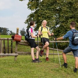 Wandern in lustiger Runde | © Thermen- & Vulkanland