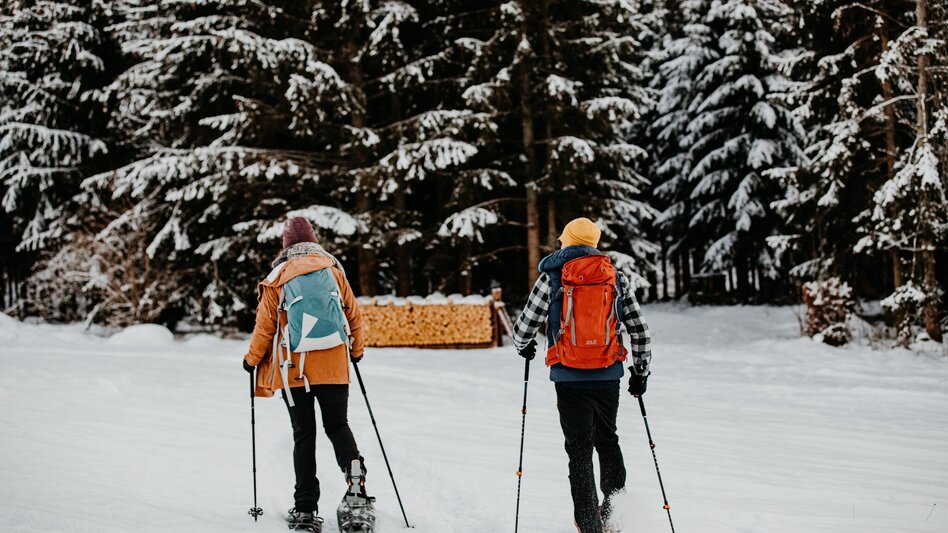 Snowshoe Walking Auf Schneeschuhen zum Nikolokreuz - Touren-Impression #2.2 | © TV Hochsteiermark