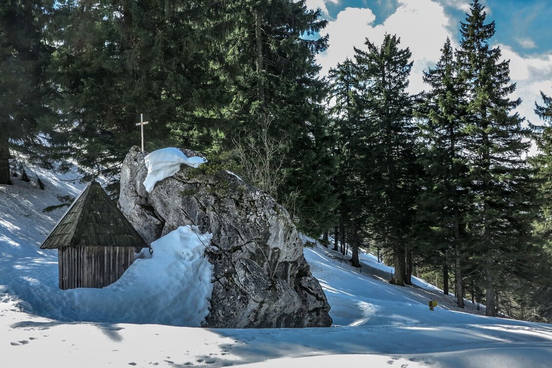 Schneeschuhwandern Auf die Goss in Hinterwildalpen - Touren-Impression #1 | © TV Gesäuse
