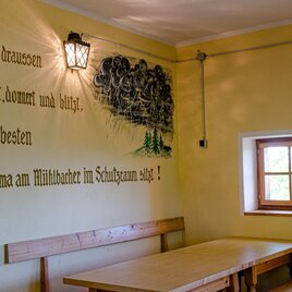 Schutzraum in der Mühlbacher Hütte (c)TV Region OberGraz-Mias PhotoArt | © Region Graz