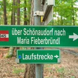 Wegweiser:  Schönaudorf nach Maria Fieberbründl, 945 | © Oststeiermark Tourismus