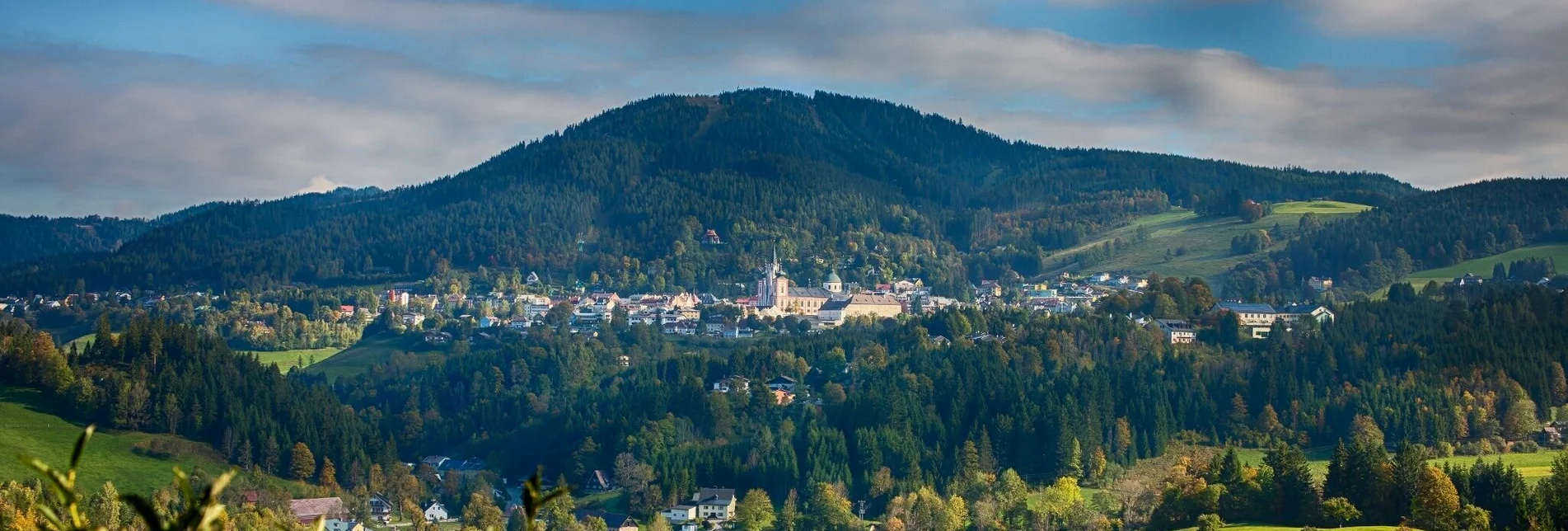 Ausblick vom Sigmundsberg auf Mariazell | © Hochsteiermark