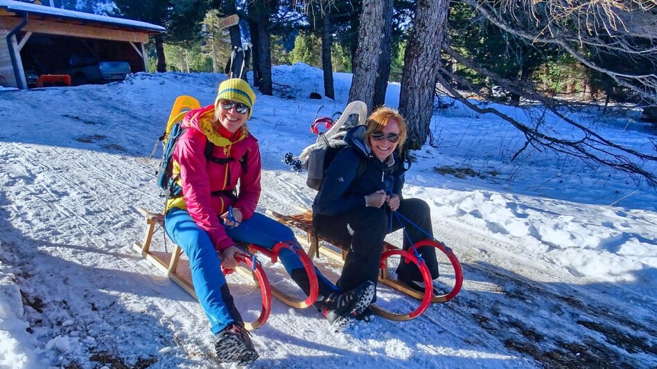 Schneeschuhwandern Schneeschuhwanderung zu den Winterleitenseen mit Rodelerlebnis - Touren-Impression #2.13 | © Weges OG