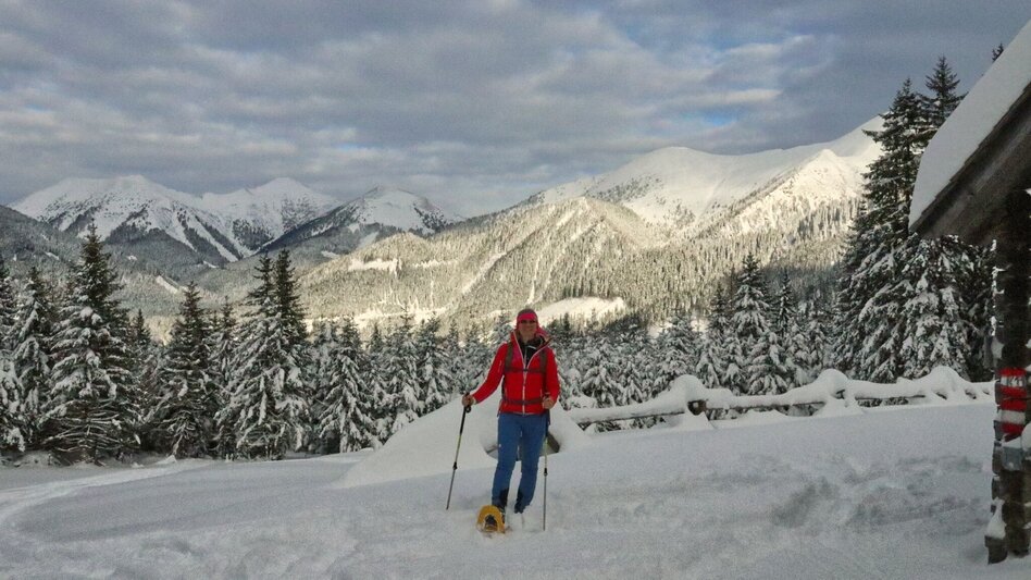 Schneeschuhwandern Mödringalm – markierter Schneeschuh-Trail im Triebental - Touren-Impression #2.11 | © Weges OG