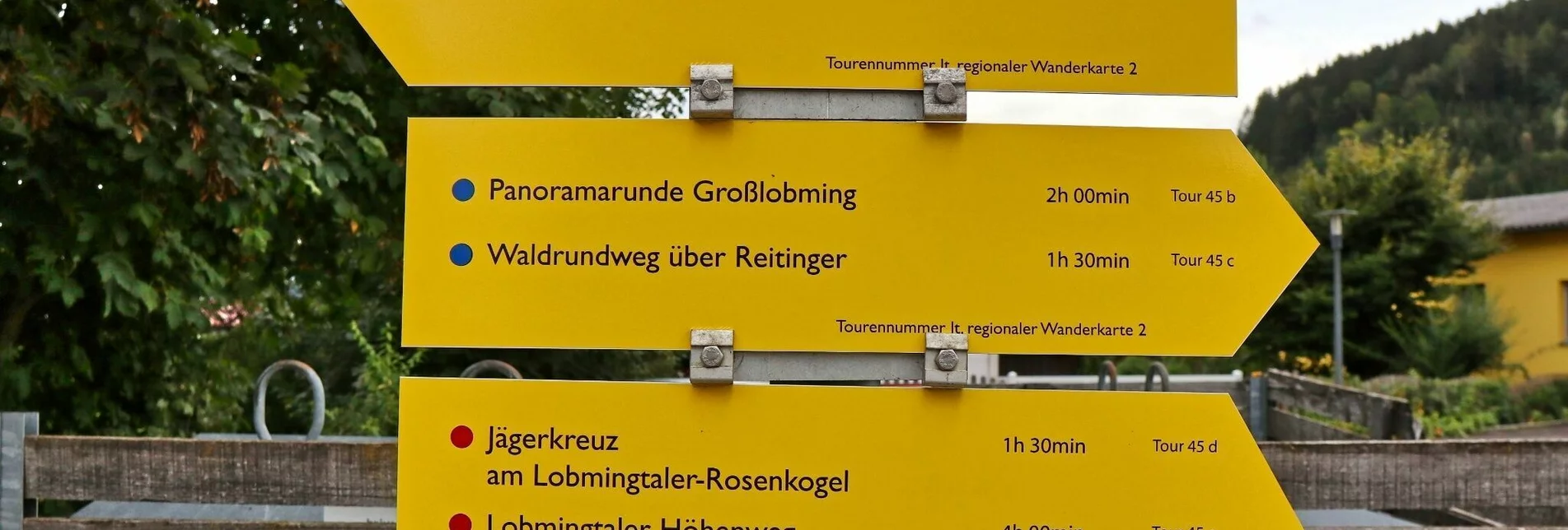 Hiking route Lobmingtaler Höhenweg - A long-distance hike from Großlobming to Kleinlobming - Touren-Impression #1 | © WEGES OG