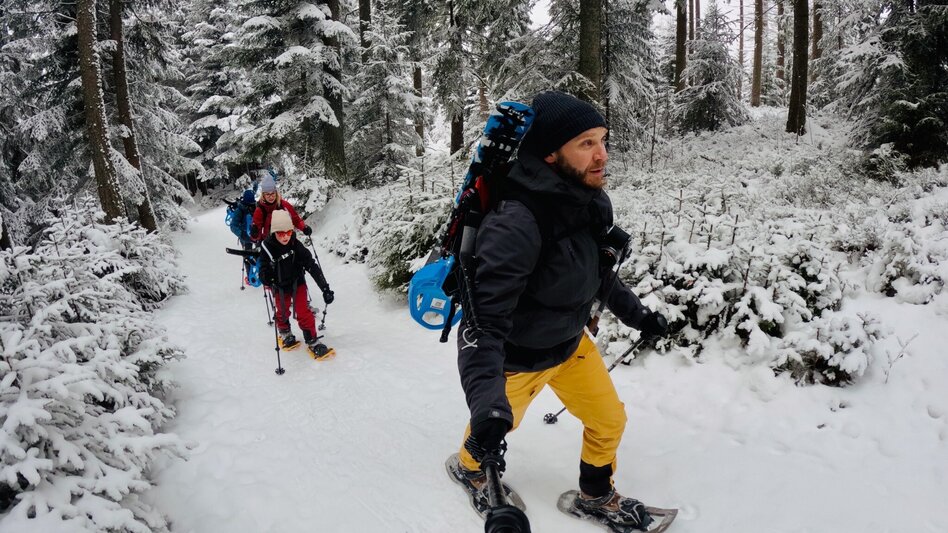 Schneeschuhwandern Schneeschuhwanderung auf die Mariazeller Bürgeralpe über den Habertheuersattel - Touren-Impression #2.3 | © TV Hochsteiermark