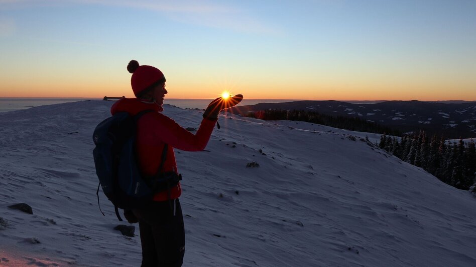 Winter Hiking Winter hike to the sunrise on the Gaberl - Touren-Impression #2.2 | © Erlebnisregion Murtal