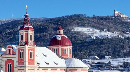 Schloss Pöllau und Kirchen im Winter | © Oststeiermark Tourismus | Michael Fischer | © Oststeiermark Tourismus