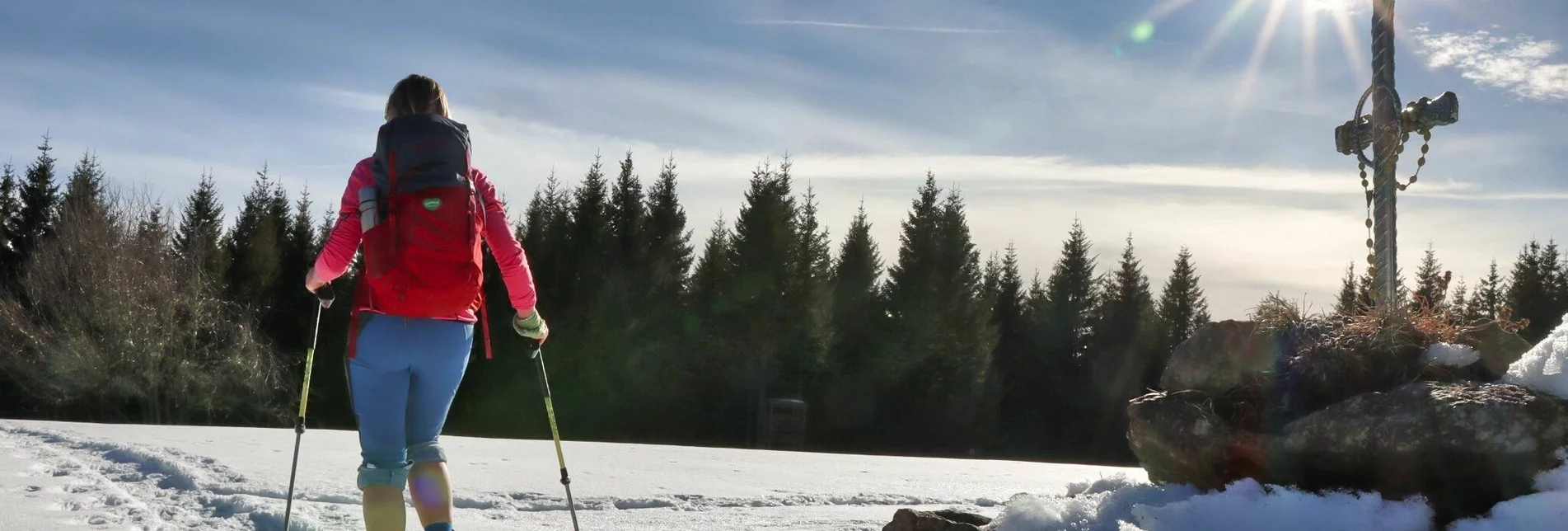 Snowshoe walking Schneeschuhwanderung Dreieckkogel - Touren-Impression #1 | © Weges OG