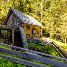 Schaumühle am Naturlehrpfad Granitzenbach. Hier sind auch Führungen möglich. | © Erlebnisregion Murtal