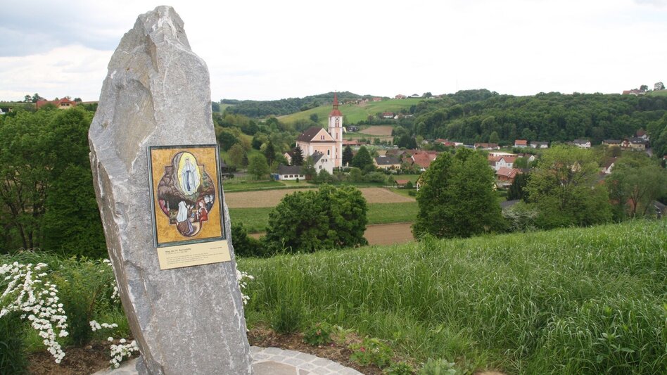 Themen- und Lehrpfad Weg der Heiligen Bernadette in Unterlamm - Touren-Impression #2.2 | © Thermen- & Vulkanland