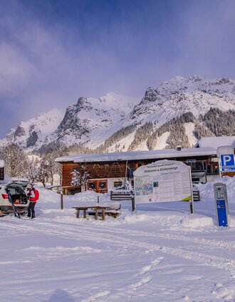 Tourenstartpunkt Feisterer mit Parkplatz | René Eduard Perhab | © Erlebnisregion Schladming-Dachstein