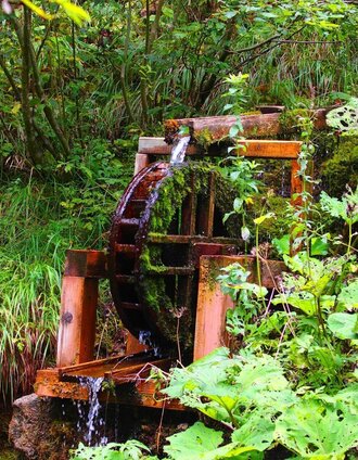 Wasserrad am Weg in die Marienklamm | Michaela Muster | © FVV  Tragöß - St. Katharein