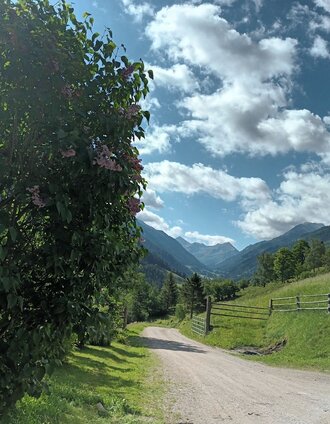 Wanderweg Panoramaweg Fleiß