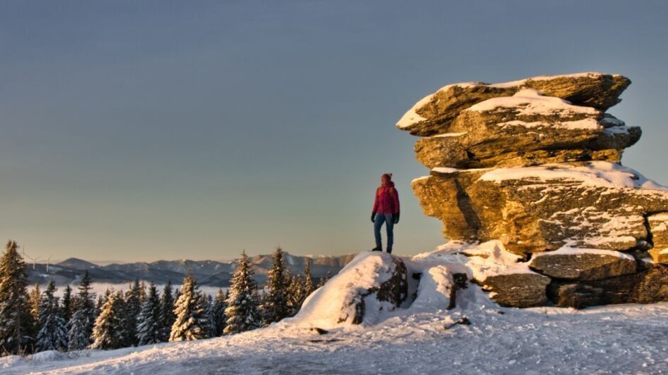 Winterwandern Wintersonnwendtour Teufelstein, Fischbach - Touren-Impression #2.4 | © Oststeiermark Tourismus