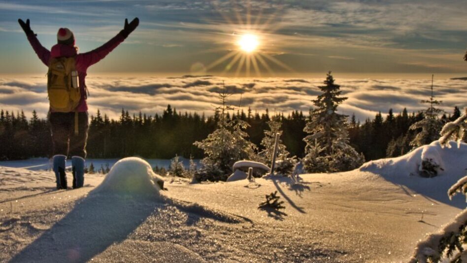 Winterwandern Wintersonnwendtour Teufelstein, Fischbach - Touren-Impression #2.1 | © Oststeiermark Tourismus