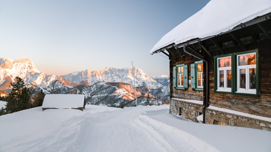 Winterwandern Winterwanderung auf die Grabneralm und das Admonterhaus  - Touren-Impression #2.3 | © TV Gesäuse