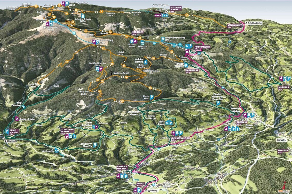 Mountainbike Steirische Wexl Trails - Zubringer Festenburg nach Dorfstatt - Touren-Impression #1