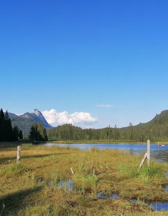 Spechtensee with mountain panorama | Roland Gutwenger | © Erlebnisregion Schladming-Dachstein